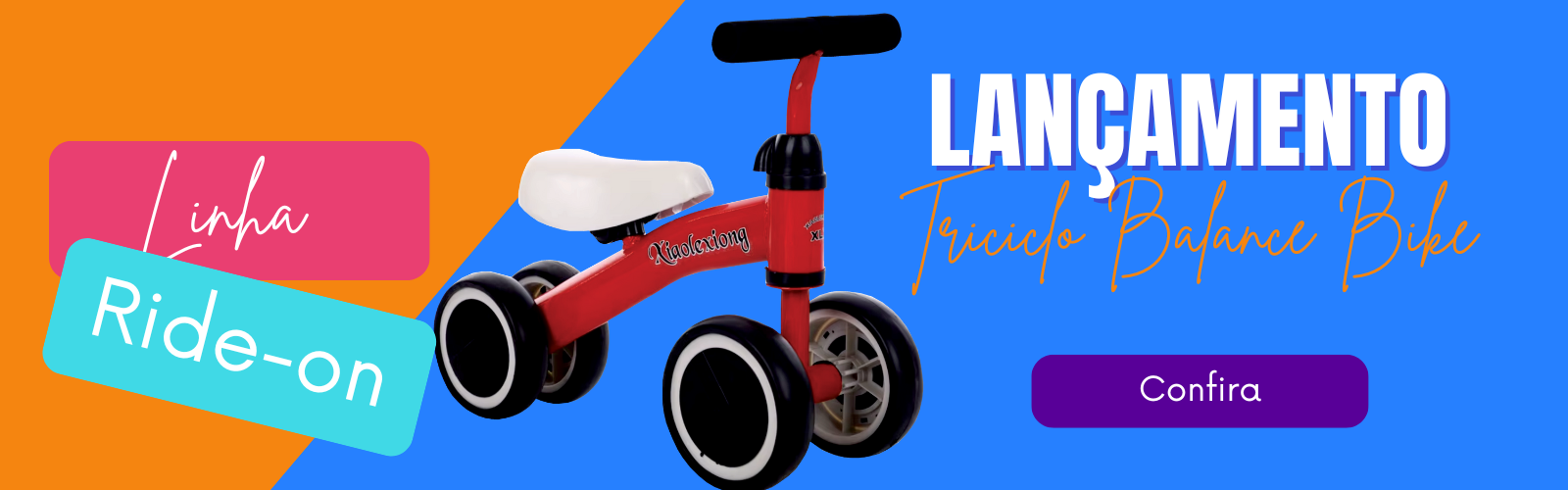 Linha Ride-on Triciclo Toymix